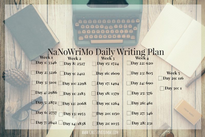 nanowrimo daily writing plan-2