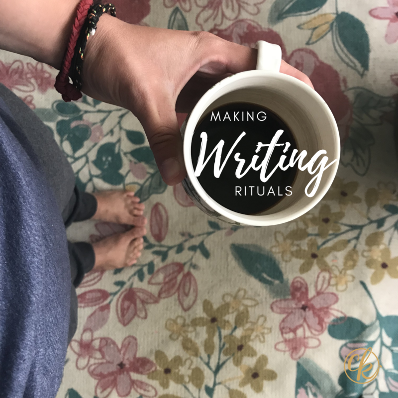 Making writing rituals for crazy times